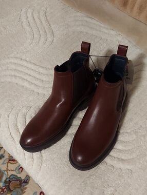 No Boundaries Men's Brown Chukka Chelsea Boots